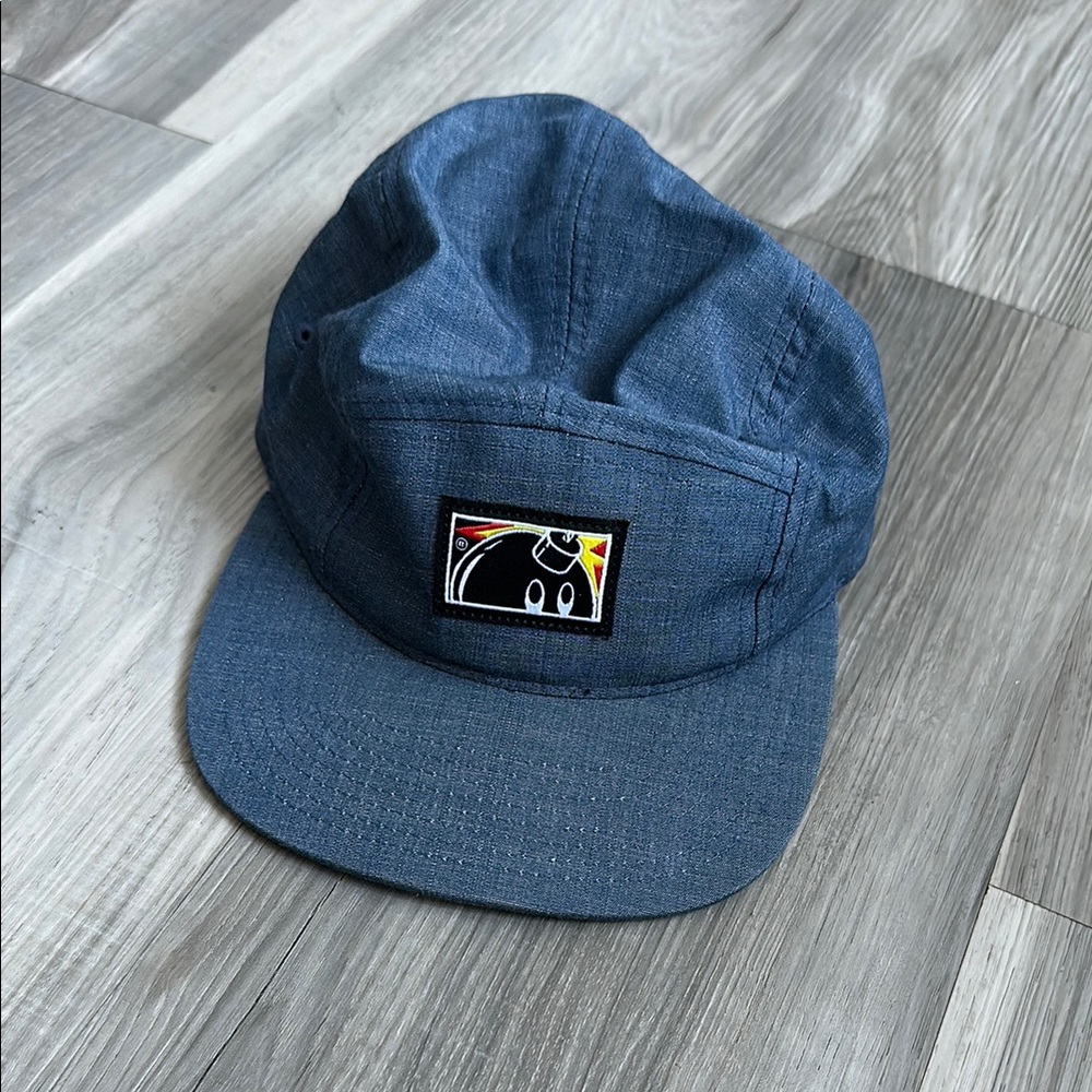 Blue Denim Soft Top 5 Panel The Hundreds Cap with Patch Logo